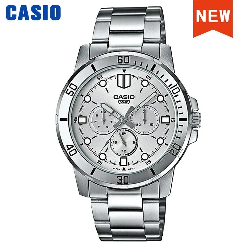 Casio watch men's top luxury suit quartz watch military sports leisure waterproof luminous electronic men watch MTP-VD300D-2E