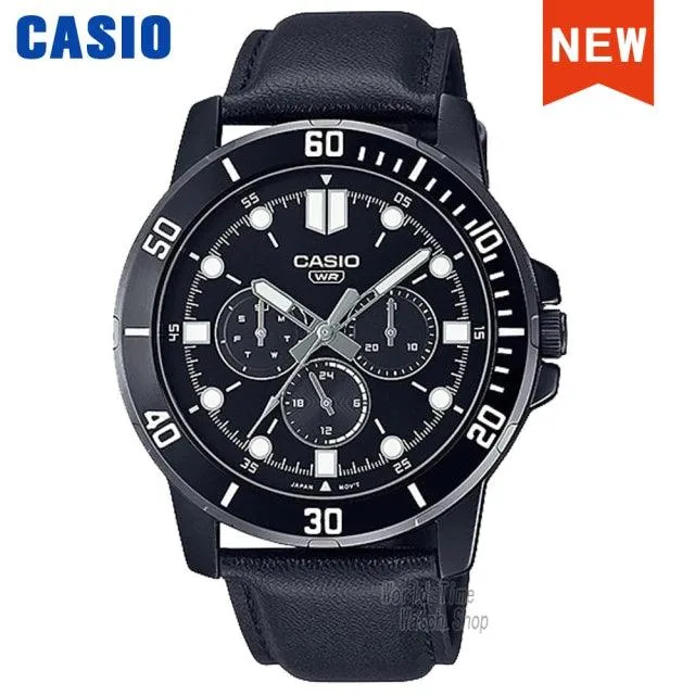 Casio watch men's top luxury suit quartz watch military sports leisure waterproof luminous electronic men watch MTP-VD300D-2E