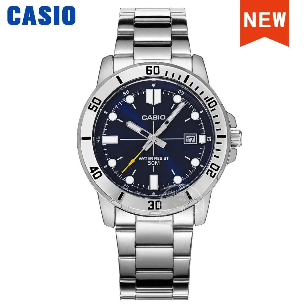 Casio watch men's top luxury suit quartz watch military sports leisure waterproof luminous electronic men watch MTP-VD300D-2E