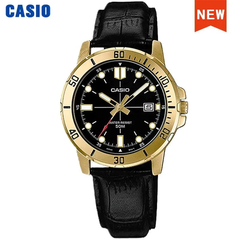 Casio watch men's top luxury suit quartz watch military sports leisure waterproof luminous electronic men watch MTP-VD300D-2E