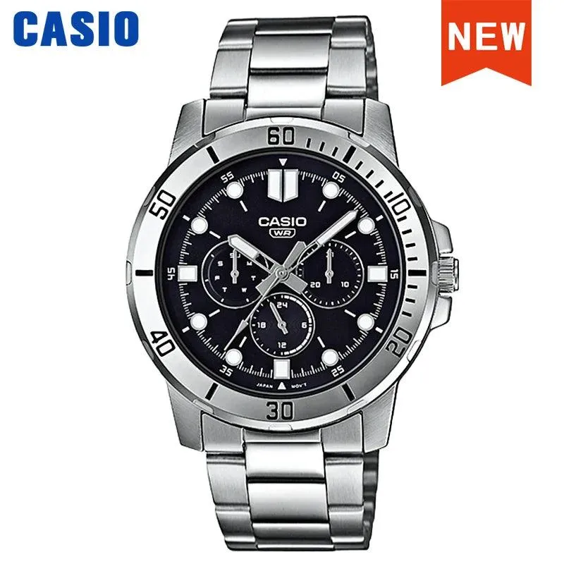 Casio watch men's top luxury suit quartz watch military sports leisure waterproof luminous electronic men watch MTP-VD300D-2E