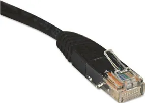 Cat5E Molded Patch Cable 10 Ft. Black