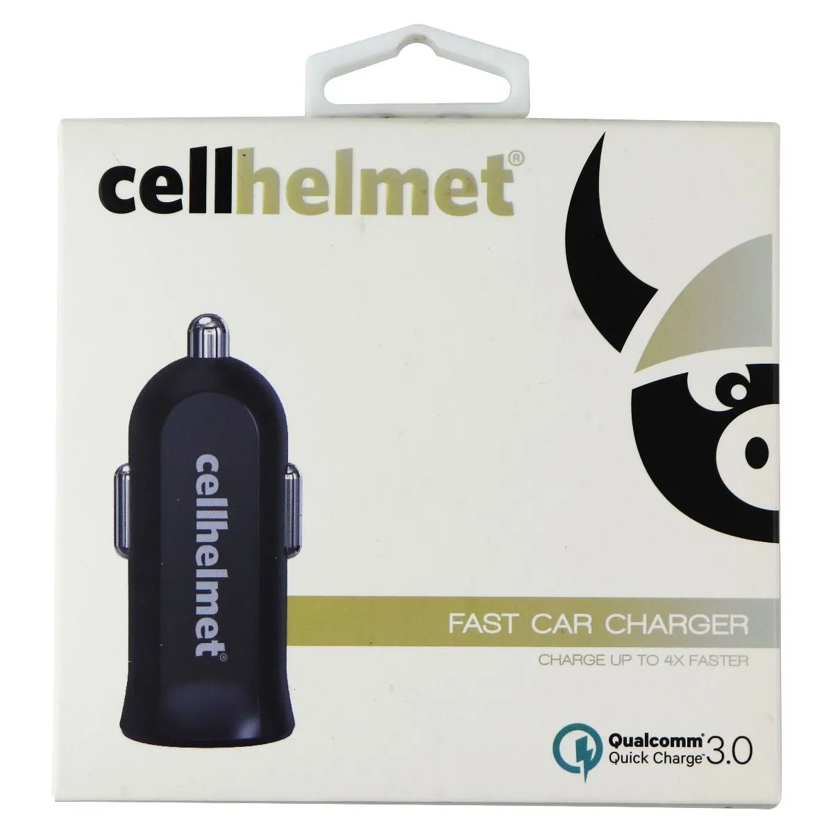 CellHelmet QC 3.0 Fast Charge USB Car Adapter - Black