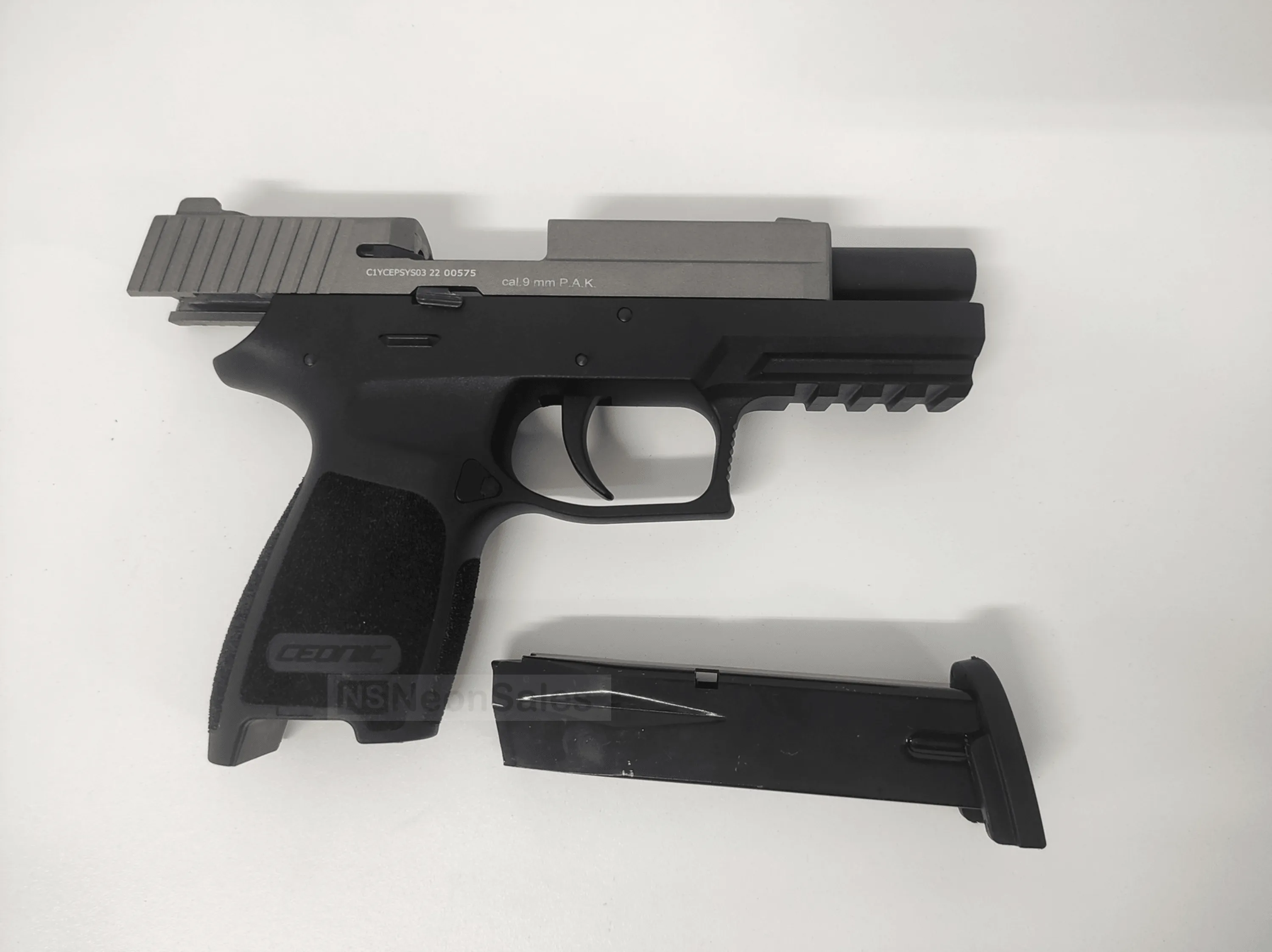 CEONIC P250 (P320 REPLICA) BLANK GUN - SMOKED