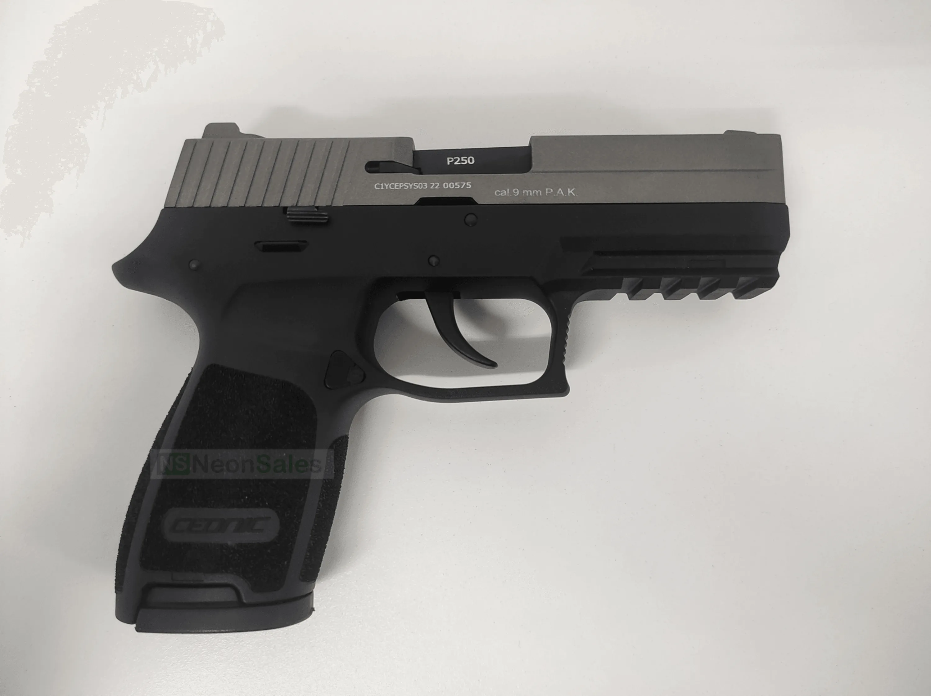 CEONIC P250 (P320 REPLICA) BLANK GUN - SMOKED