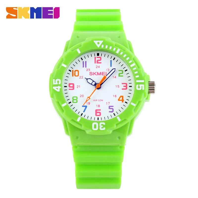 Children Watch Fashion Skmei 1043 Brand Watches Quartz Wristwatches Waterproof Jelly Kids Clock boys girls Students Wristwatch