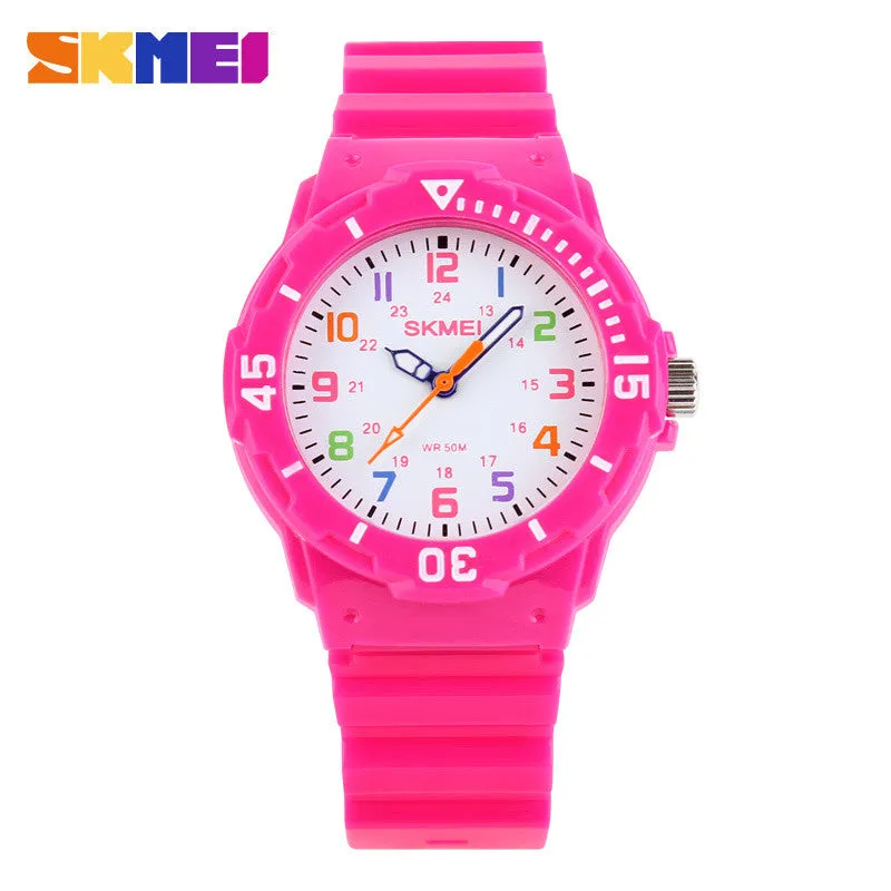 Children Watch Fashion Skmei 1043 Brand Watches Quartz Wristwatches Waterproof Jelly Kids Clock boys girls Students Wristwatch