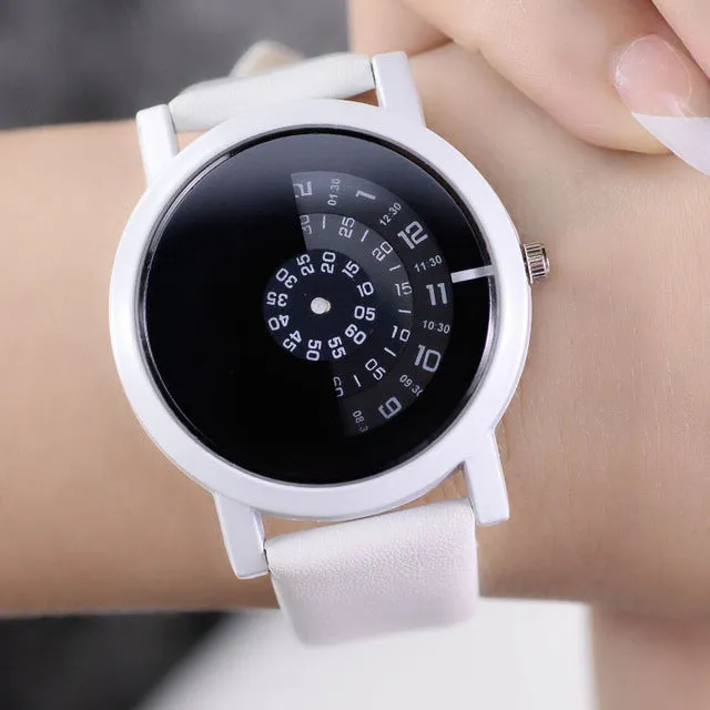 Create Digital Disc Handed Watch