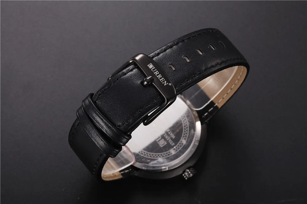 CURREN Fashion Men Quartz Watches Men Luxury Brand Men's Casual Watches Leather Business Military Wristwatch Relogio Masculino