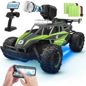 DEERC DE65 RC Car Remote Control 1:16 Scale 4WD Off Road 1080P HD FPV Camera