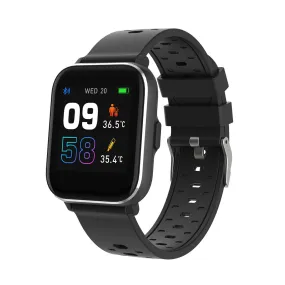 Denver Sw-165 Bluetooth Smartwatch With Body Temperature Measurement Black