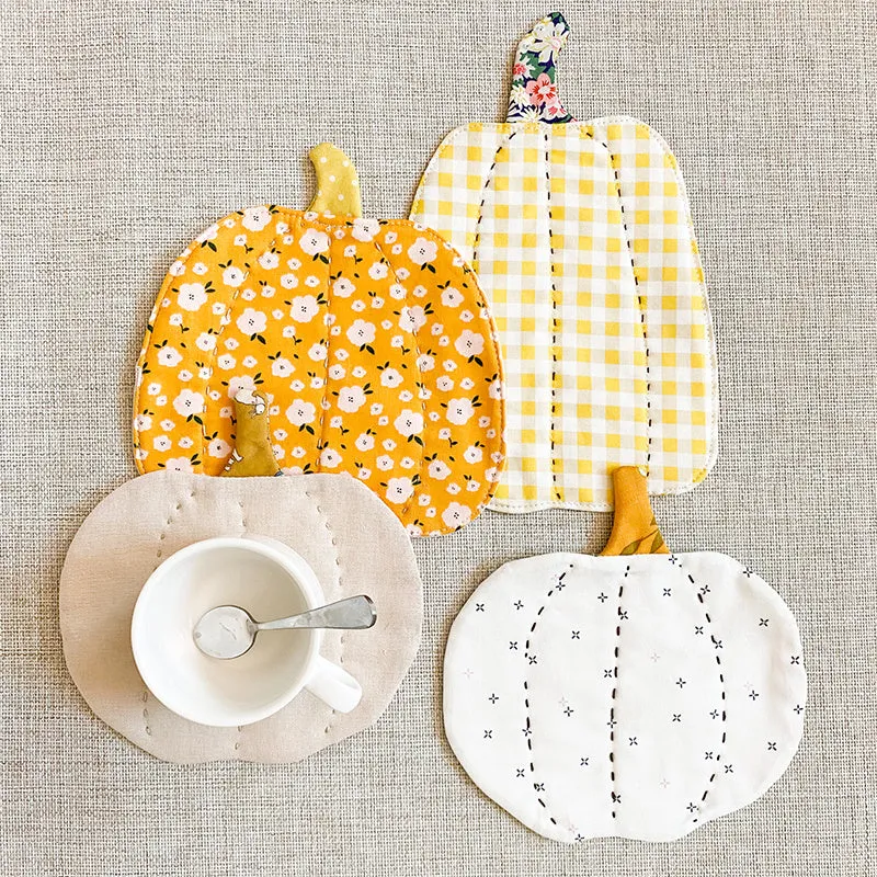 Digital Download - Pumpkin Coasters Pattern