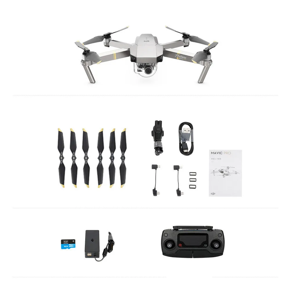 DJI Mavic Pro Platinum Drone with 4K Camera (PRICE REDUCED)