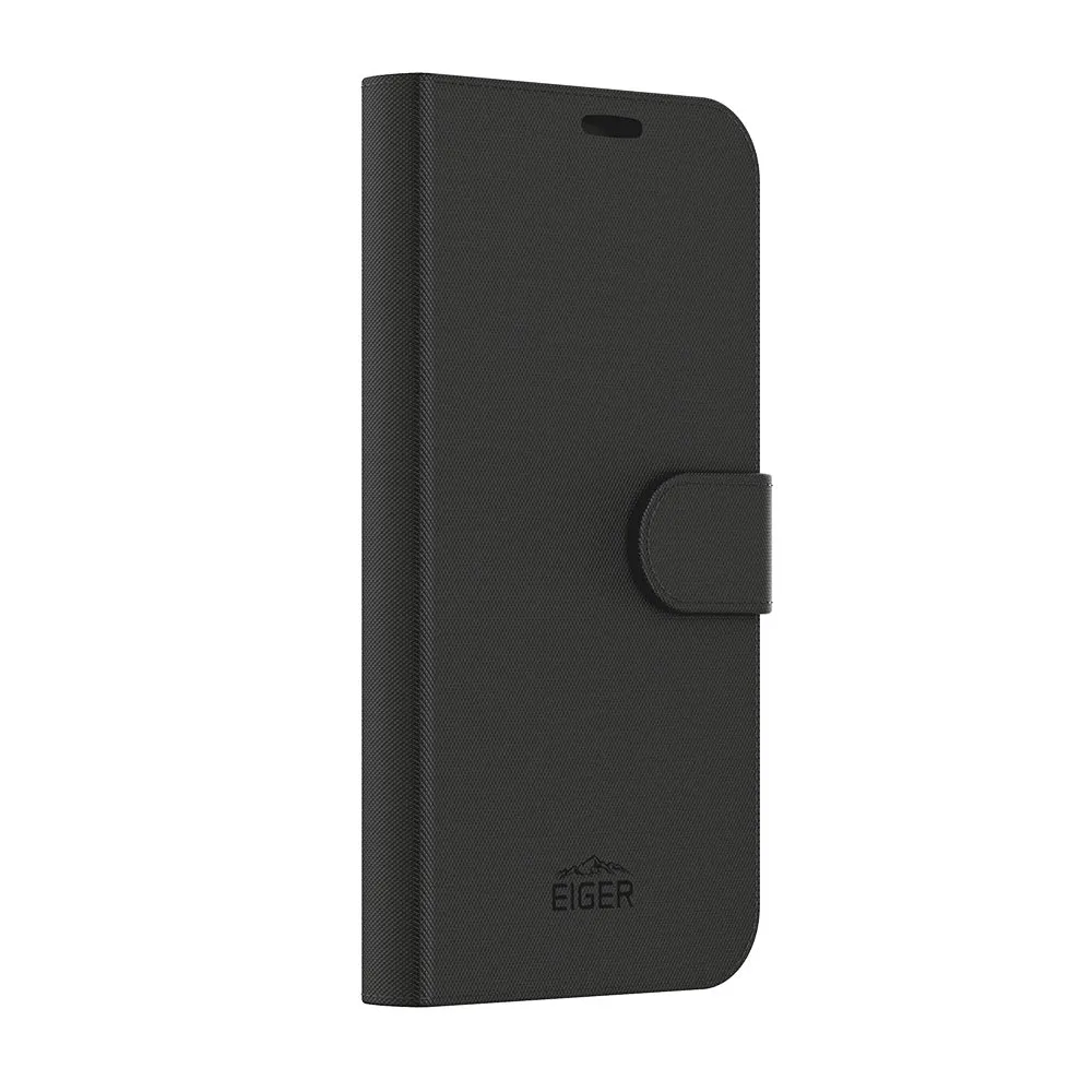 Eiger North Folio Case for Apple iPhone 15 in Black