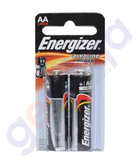 ENERGIZER ALKALINE POWER BATTERY AA 2PCS