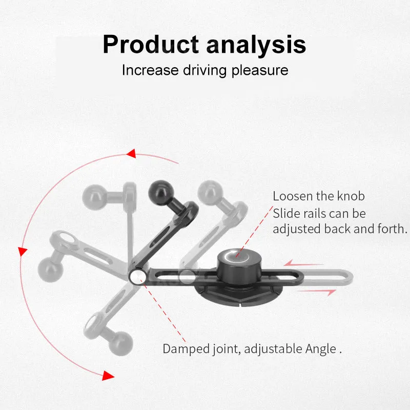 EVBASE Phone Holder Adjustable Magnetic Phone Mount MagSafe Wireless Charging for Rivian R1T R1S