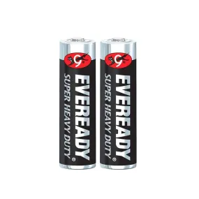 EVEREADY AA20 Extreme Batteries, Super Heavy Duty, 2 Pieces, Black