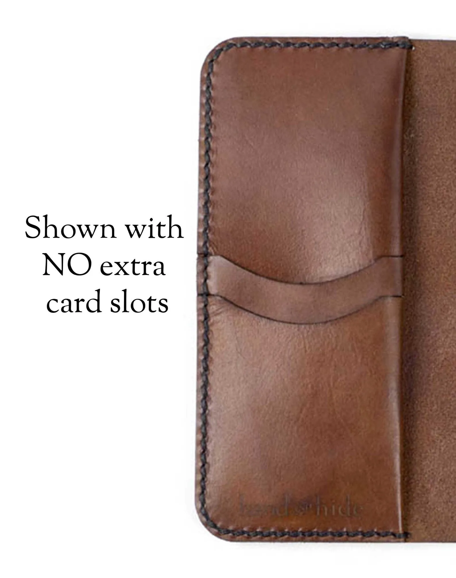 Extra Card Slot Add-On for Leather Phone Wallet Case