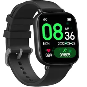 FITVII Fitness Tracker with Heart Rate and Blood Pressure Monitor, IP68 Waterproof Smart Watch Activity Step Tracker with 1.7'' Color Screen, Sleep Monitor Calories Counter Pedometer for Women Men