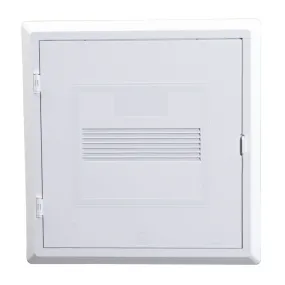 Flush Mount Multi-Media Enclosure, Vented/Solid Door - 15"