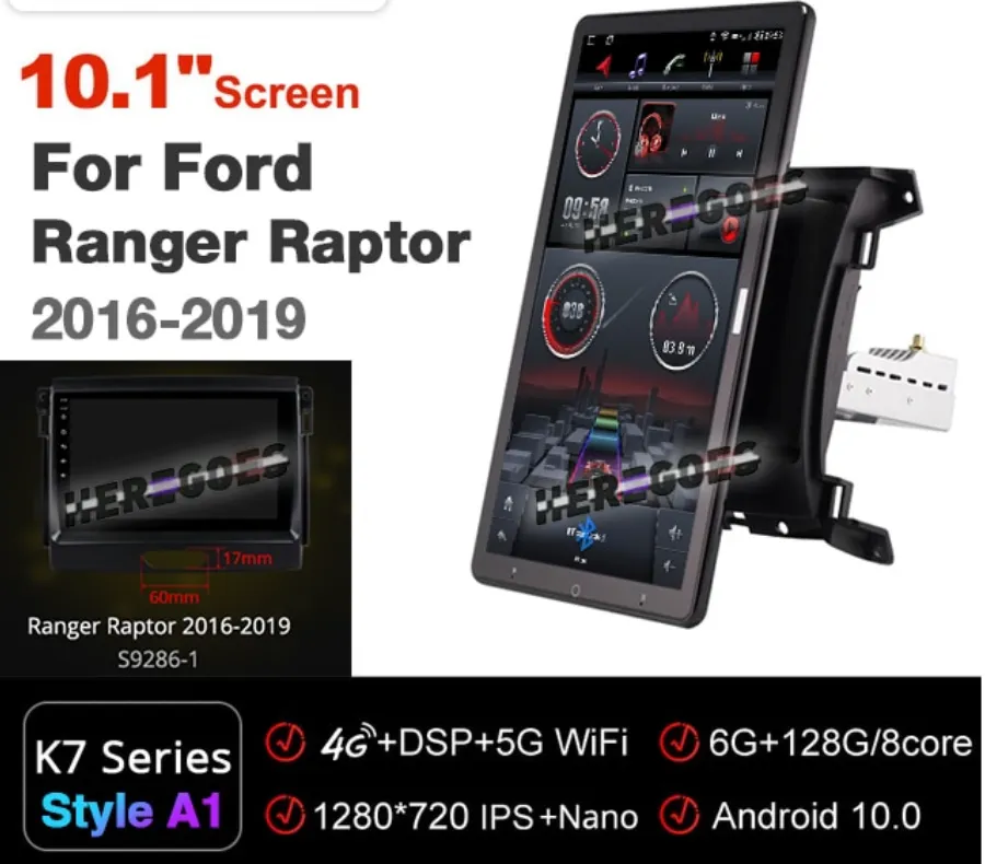 Ford Everest, Ranger& Raptor Car Multimedia Player with Tesla Touch Screen (2015-2022) FREE WORLDWIDE SHIPPING