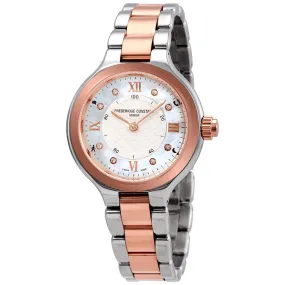 Frederique Constant Horological Mother of pearl Dial Ladies Smart Watch FC-281WHD3ER2B