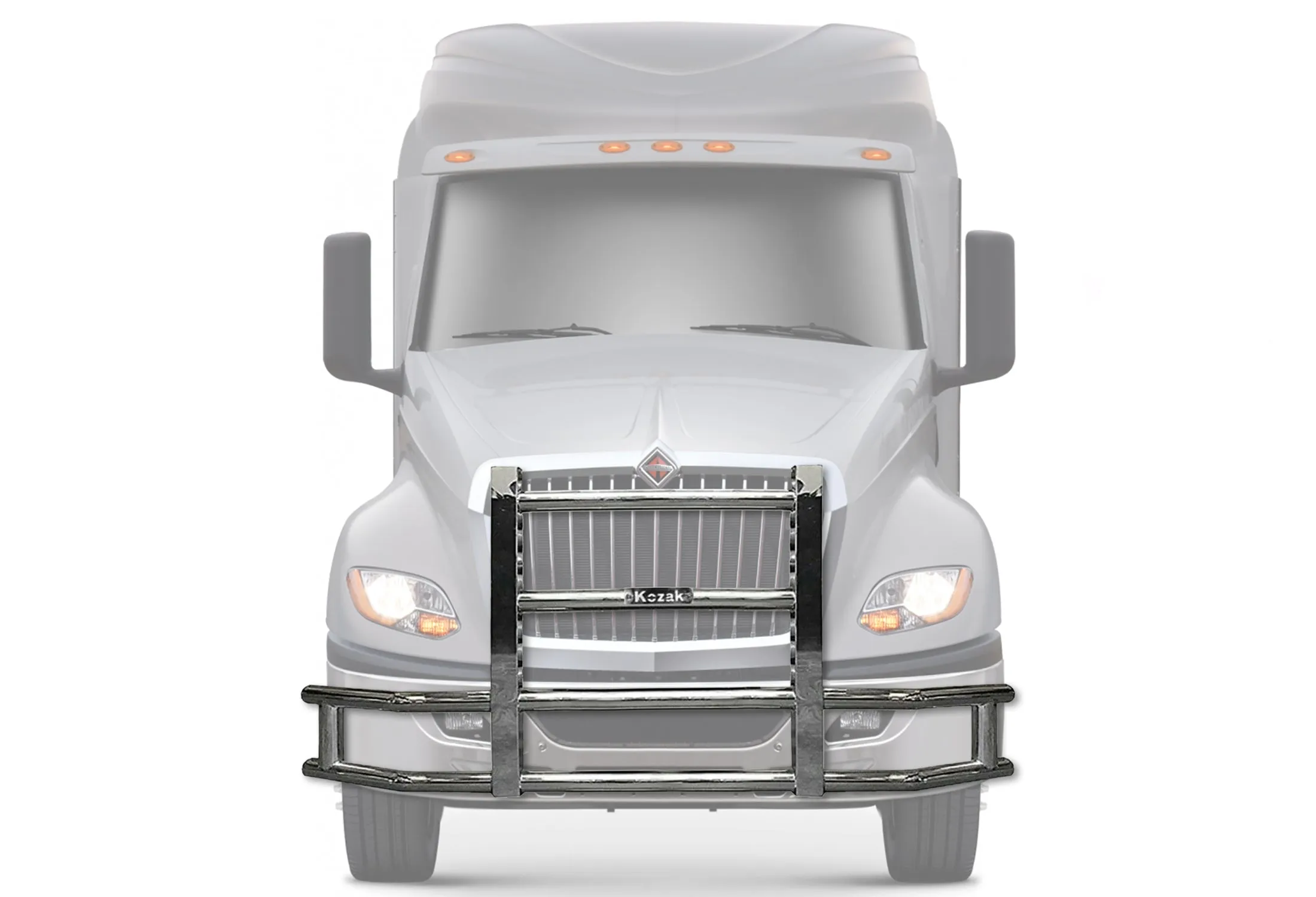 Front Grille Guard Chrome International LT625 Prostar