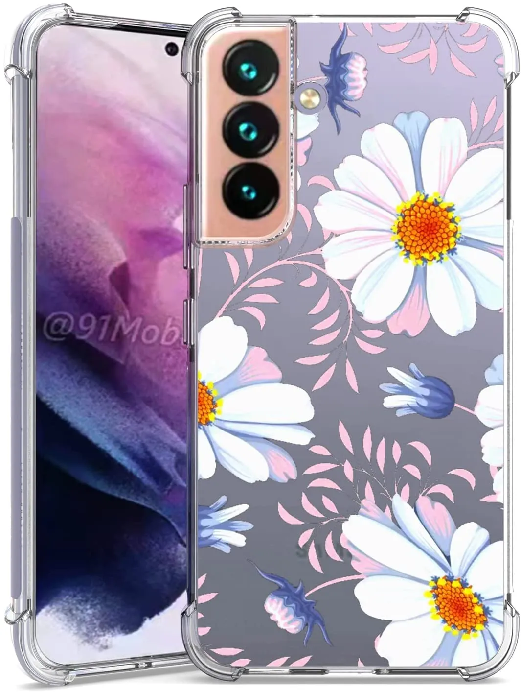 Galaxy S22 Ultra Butterfly Shockproof Bumper Case