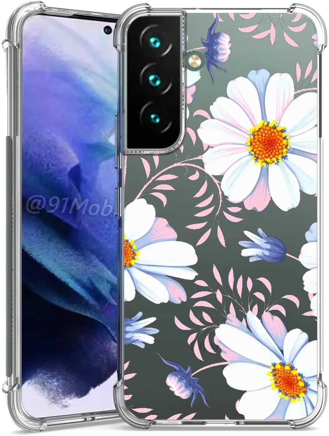 Galaxy S22 Ultra Butterfly Shockproof Bumper Case