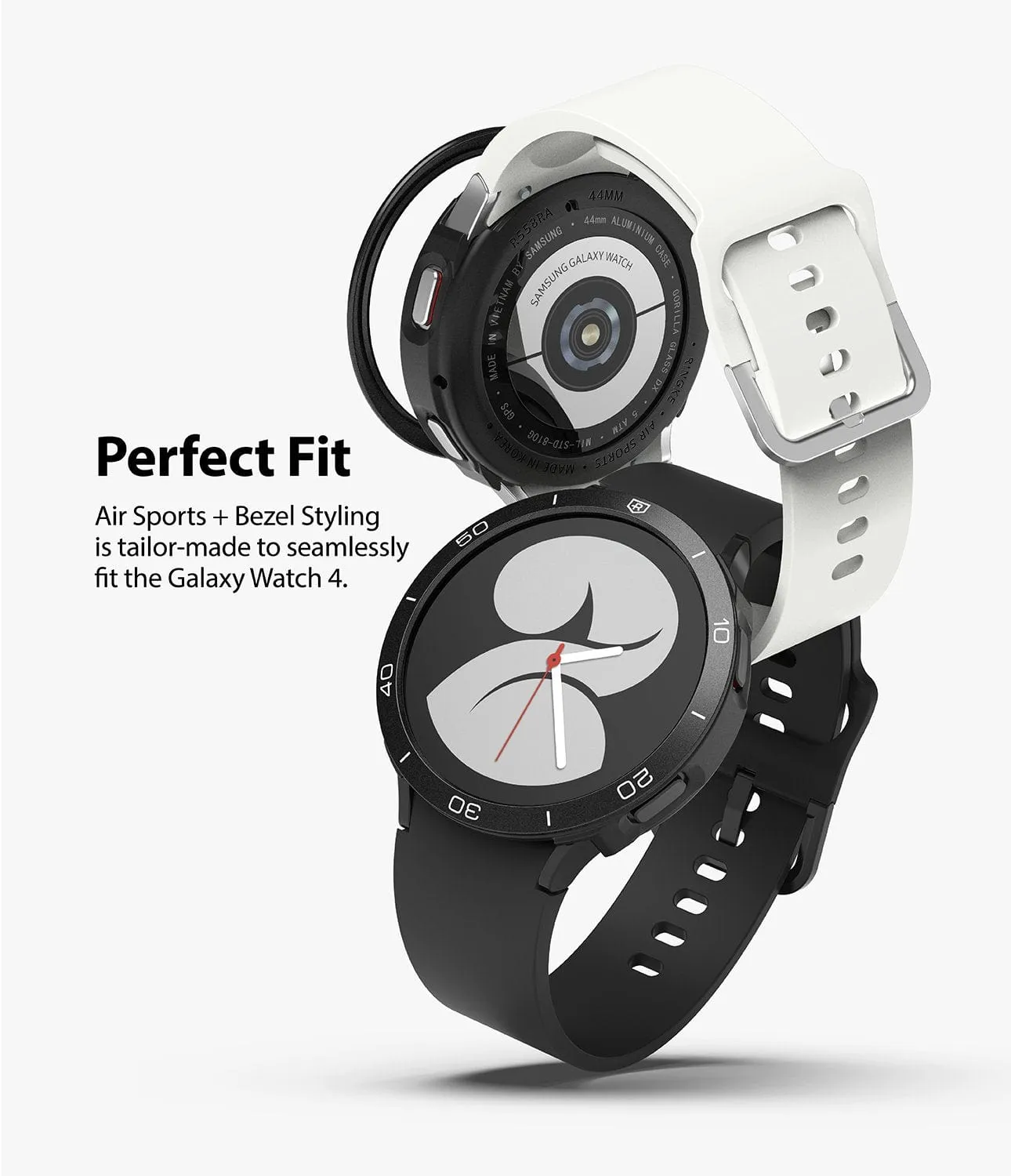 Galaxy Watch 4 40mm Air Sports Black Case   Black Bezel Styling By Ringke