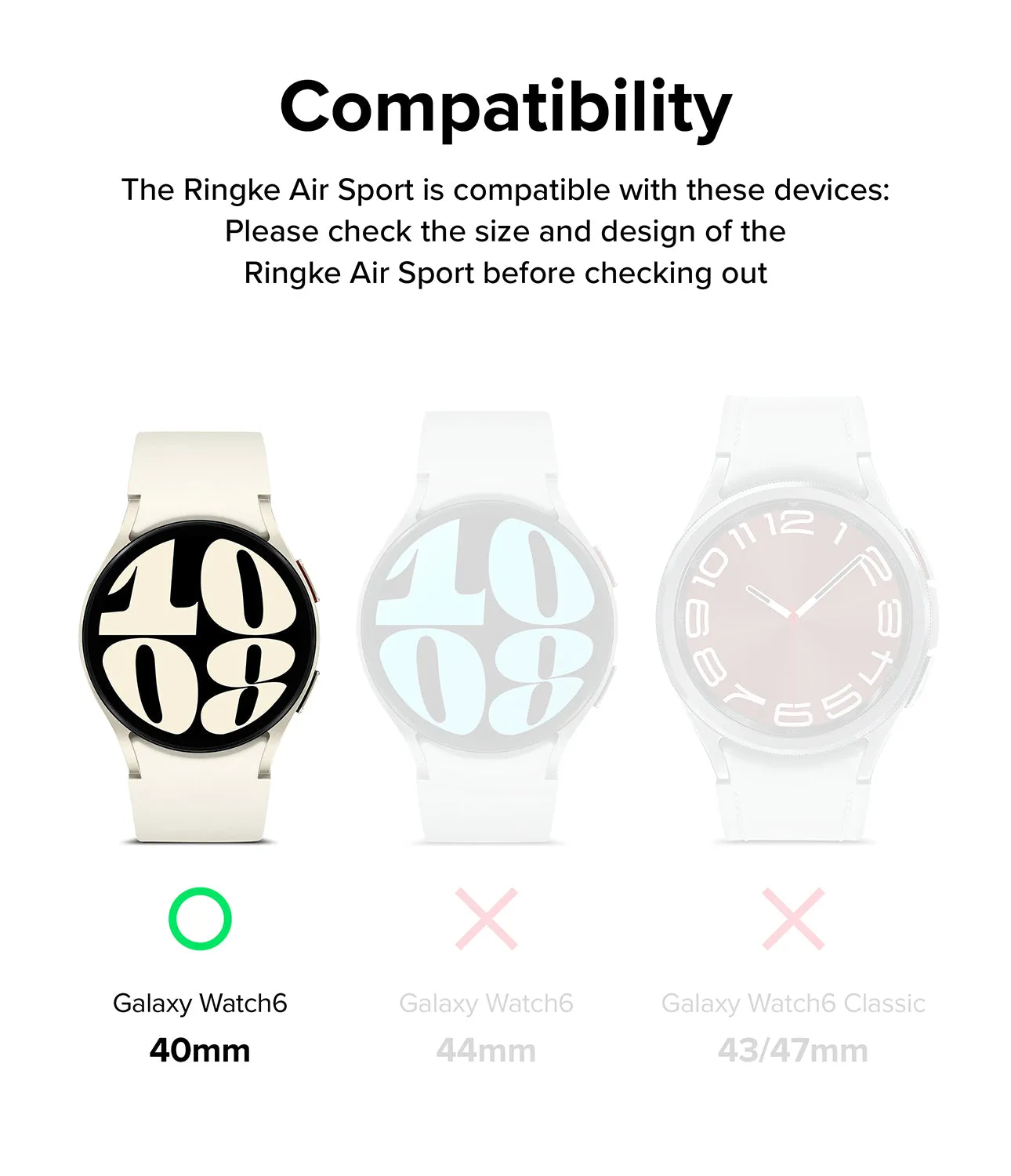 Galaxy Watch 6 40mm Case | Air Sports