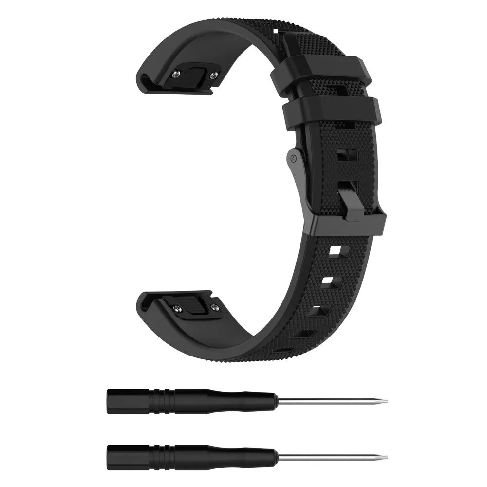 Garmin MARQ Captain silicone sports bracelet with 22mm quick release (170-220 mm) - Black