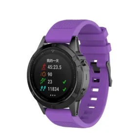 Garmin MARQ Captain silicone sports bracelet with 22mm quick release (170-220 mm) - Purple