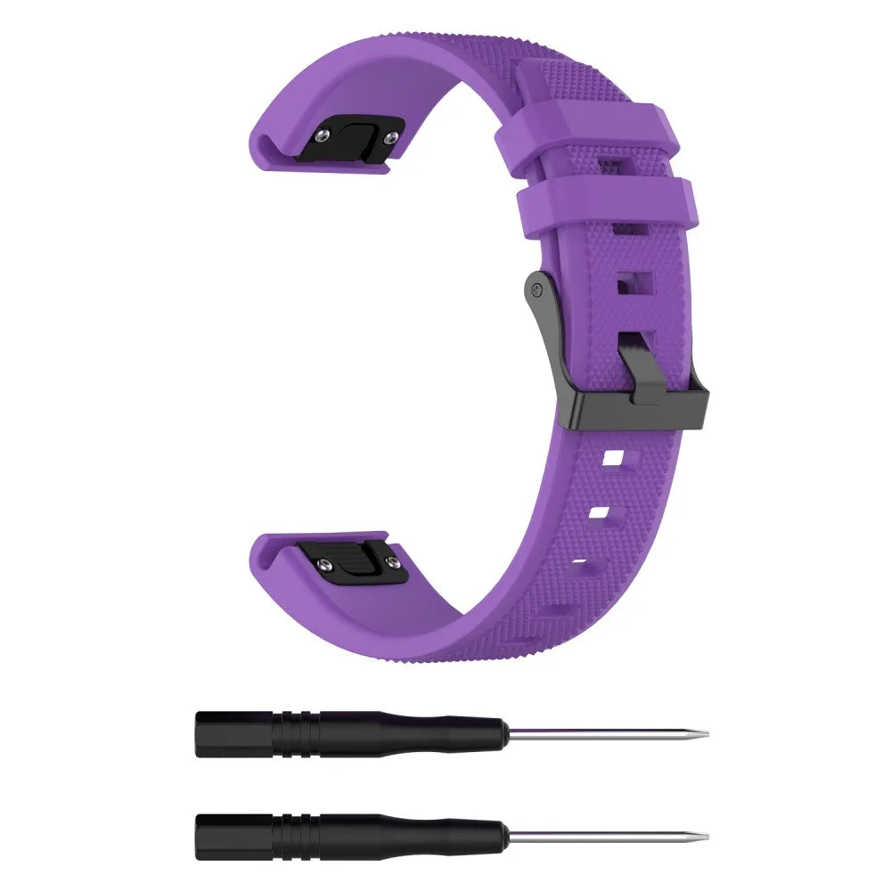 Garmin MARQ Captain silicone sports bracelet with 22mm quick release (170-220 mm) - Purple