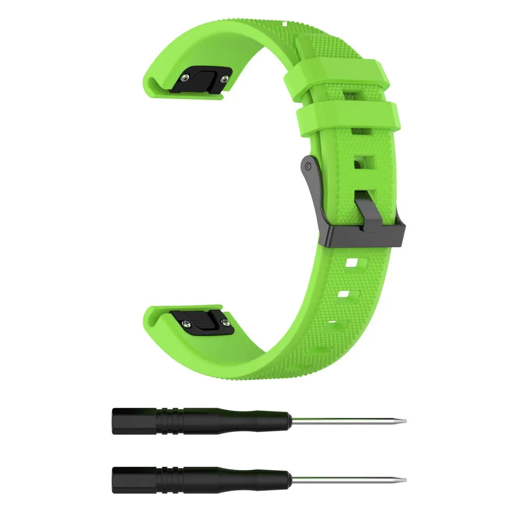 Garmin MARQ Driver silicone sports bracelet with 22mm quick release (170-220 mm) - Green