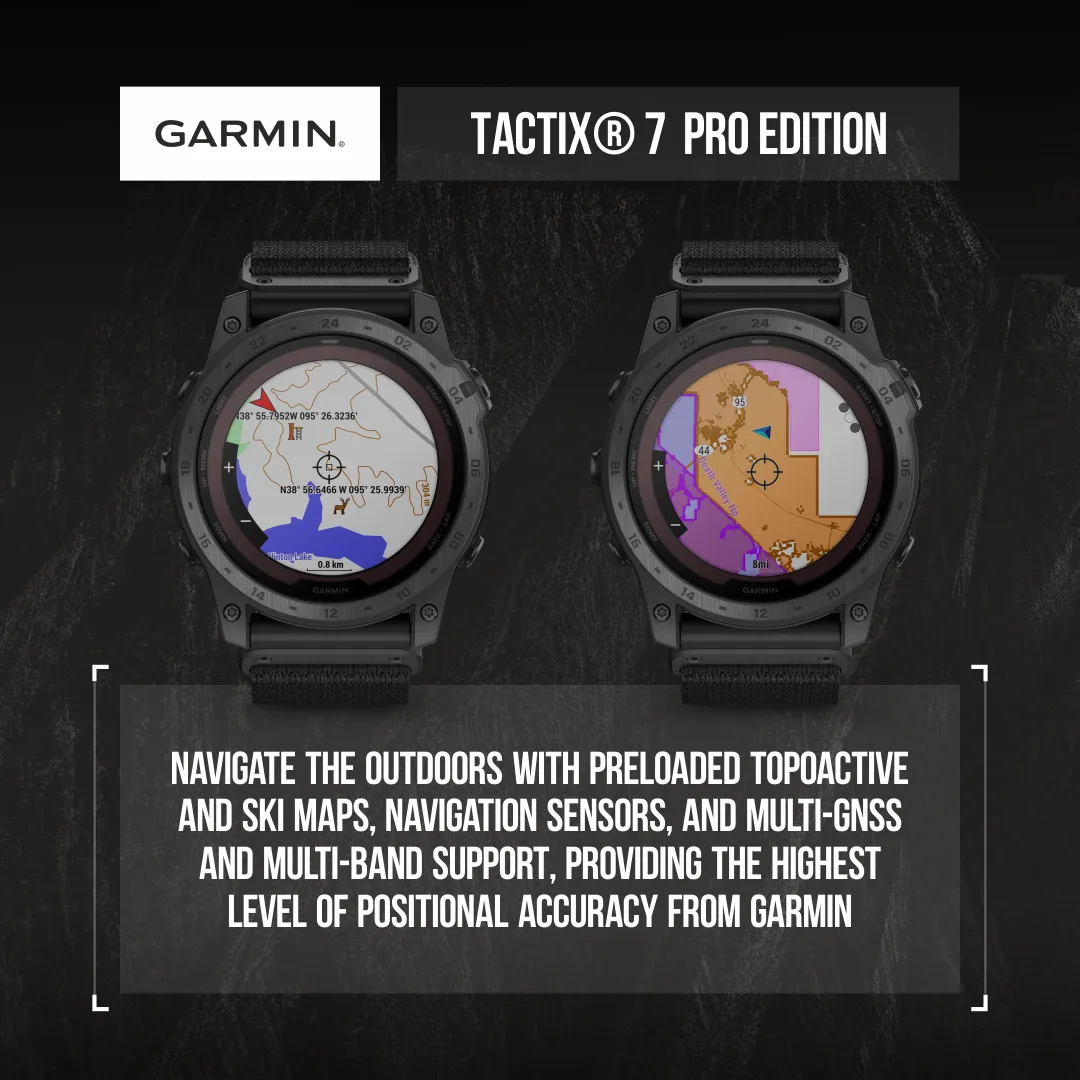 Garmin Tactix 7 Tactical Multisport GPS Smartwatch