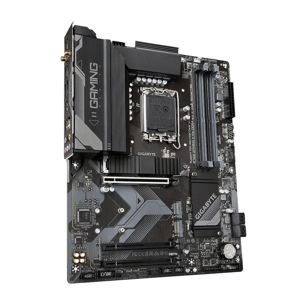 Gigabyte B760 Gaming X Ax Ddr4 Motherboard - Supports Intel Core 14Th Gen Cpus, 8 1 1 Phases Digital Vrm, Up To 5333Mhz