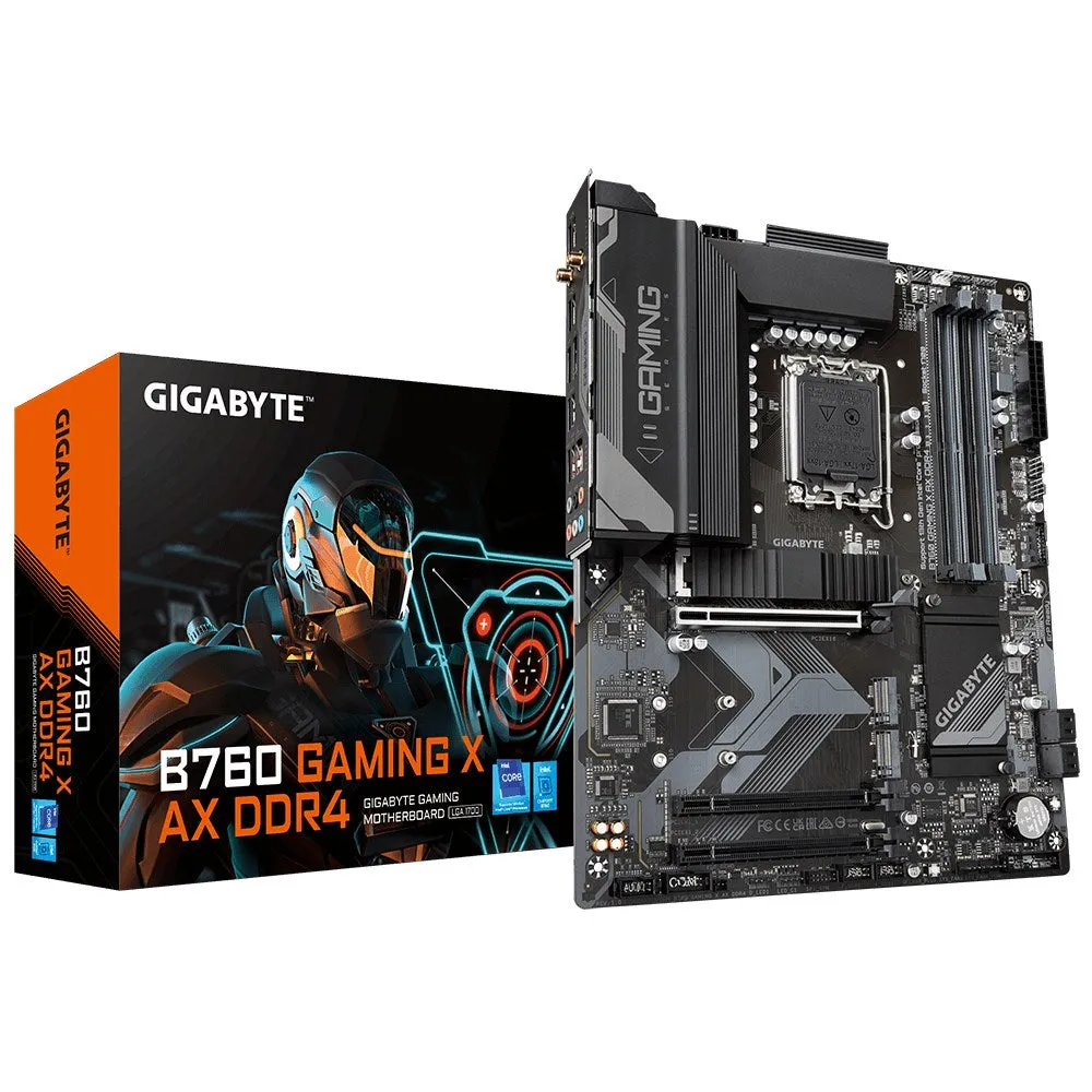 Gigabyte B760 Gaming X Ax Ddr4 Motherboard - Supports Intel Core 14Th Gen Cpus, 8 1 1 Phases Digital Vrm, Up To 5333Mhz