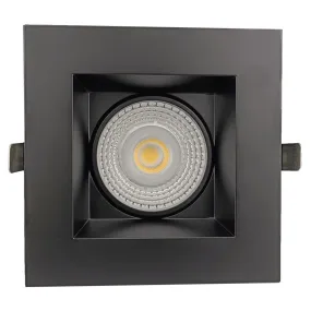 Goodlite G-20096 6" 22W LED Square Spotlight Regressed Gimbal Selectable CCT