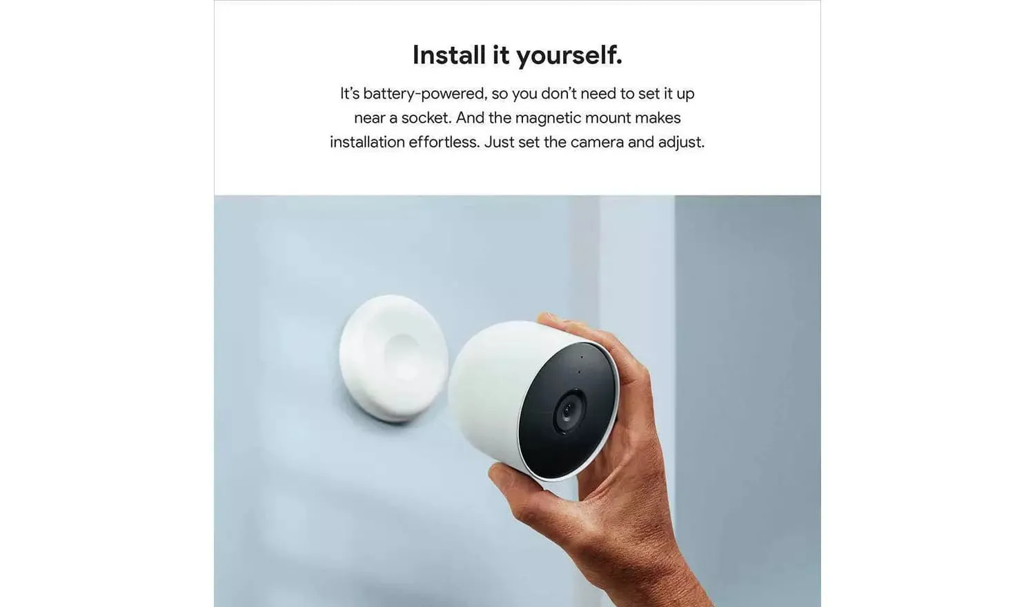 Google Nest Cam (Outdoor / Indoor, Battery) Security Camera - Smart Home WiFi Camera - Wireless, 2-Pack