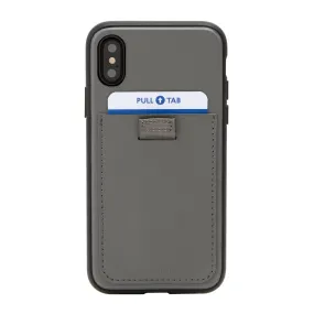 Gray Leather Wallet Case, iPhone XS Max