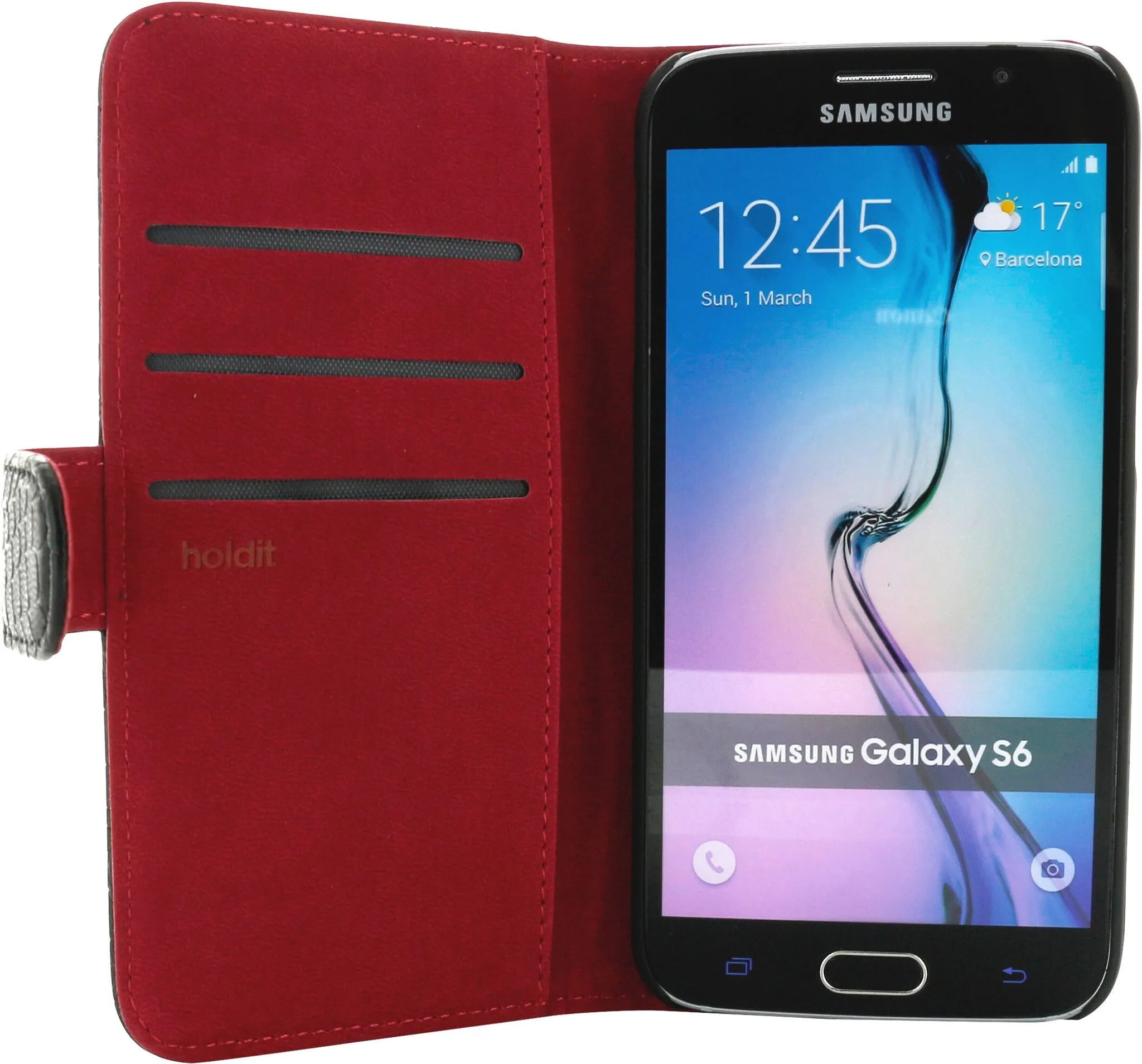 Holdit Wallet Case Standard Croc Series for Galaxy S6 (2 Card Pockets)