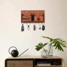 Home Sweet Home: Charming Wooden Key & Phone Organizer