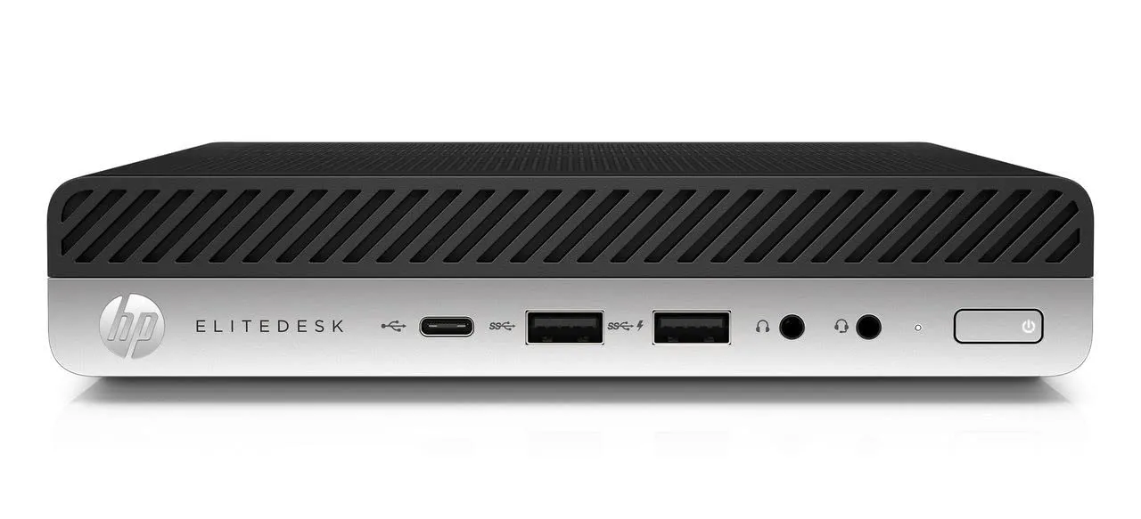 HP EliteDesk 800 G4 Mini, Intel Core i5-8500T, 16GB RAM, 256GB Solid State Drive, HDMI Compatible, Windows 11 Pro