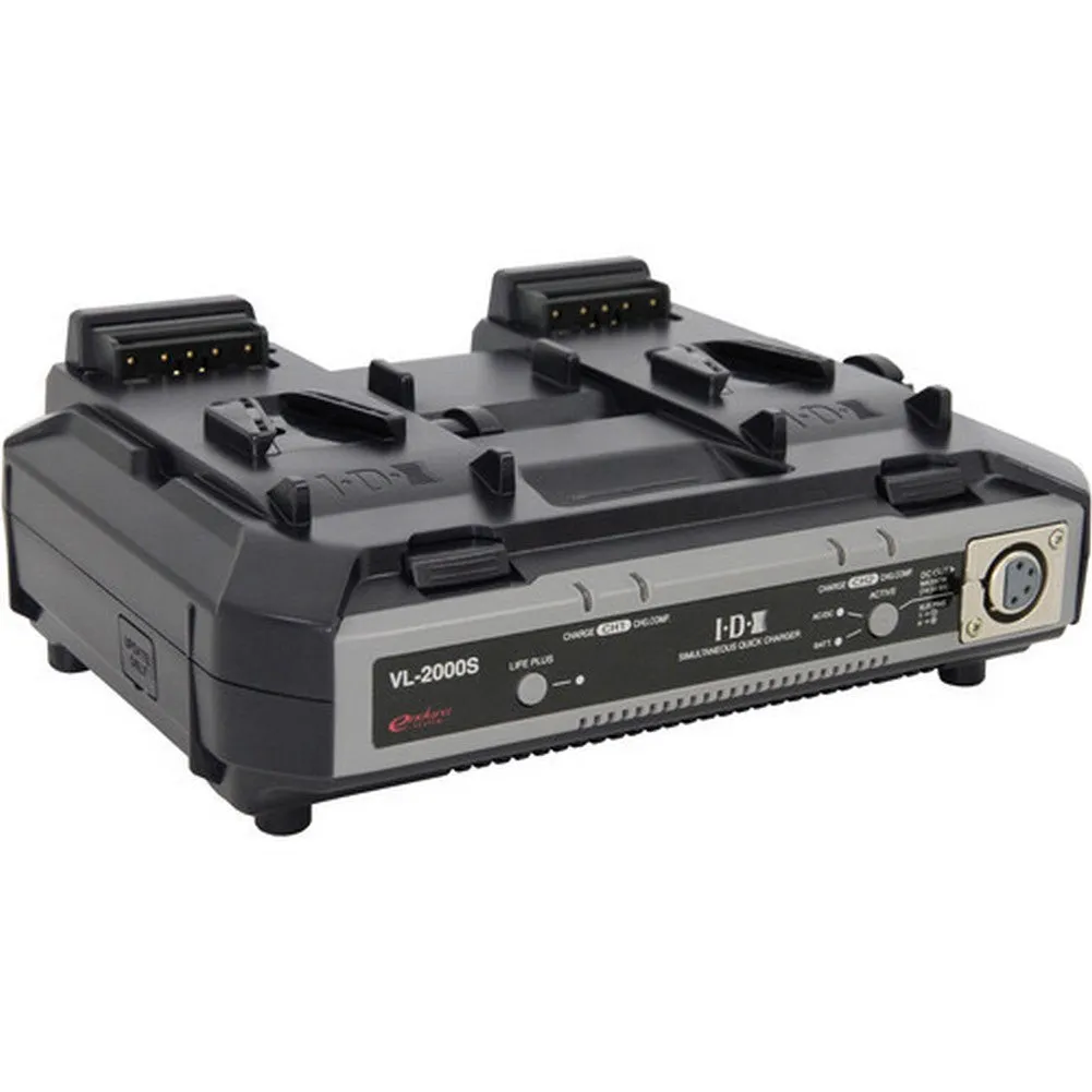 IDX System Technology VL-2000S Dual-Channel Simultaneous Charger with Power Supply (V-Mount)