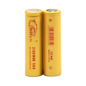 IMREN 18650 2100mAh 50A Rechargeable Lithium Battery (2PCS/Pack)