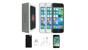 IPHONE SE 64GB WIFI   4G UNLOCKED BUNDLE (Works with all Carriers!)