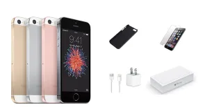 IPHONE SE 64GB WIFI   4G UNLOCKED BUNDLE (Works with most Carriers!)