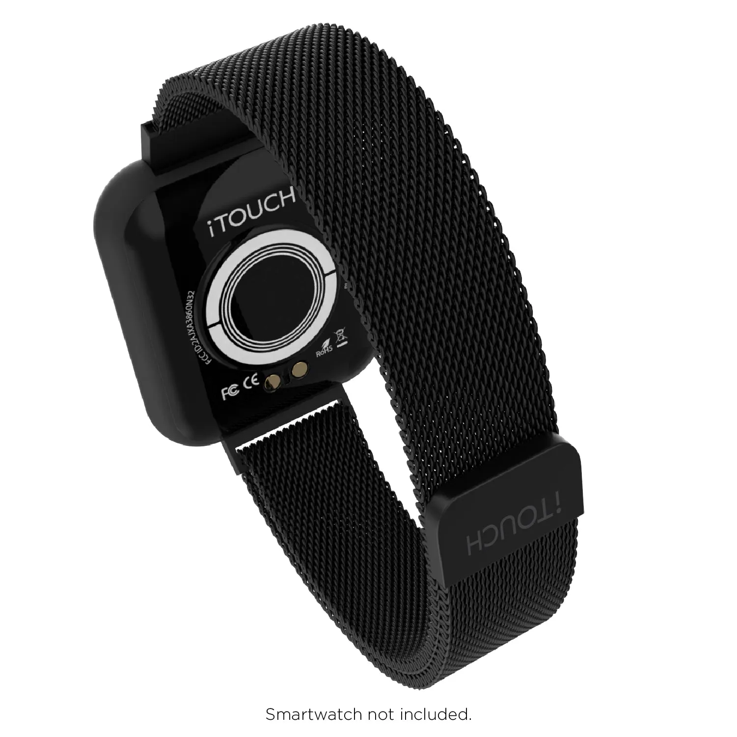 iTouch Air 3 40mm, Sport 3 & Sport Extra Interchangeable Strap: Narrow Black Mesh