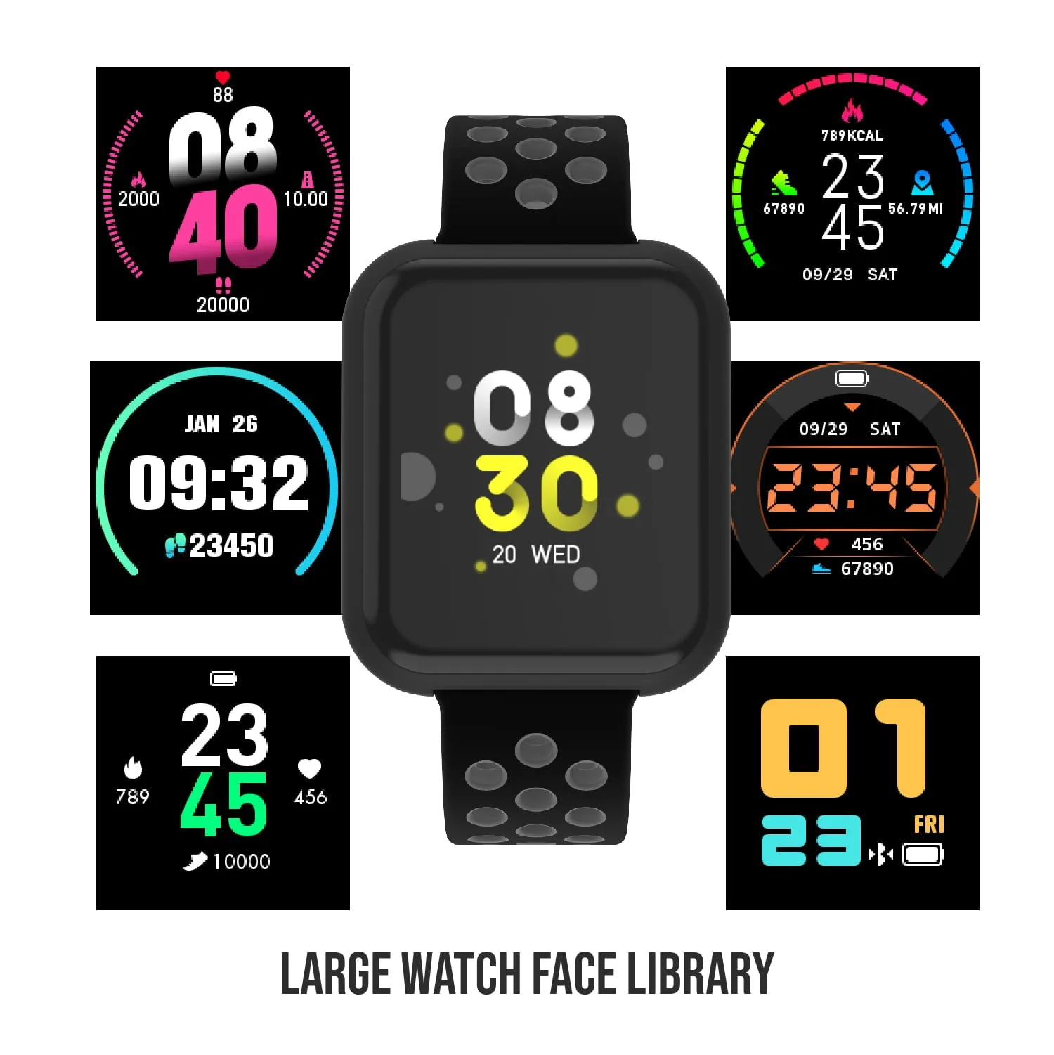 iTOUCH Air 3 Smart watch Fitness Tracker, Heart Rate 40mm Case